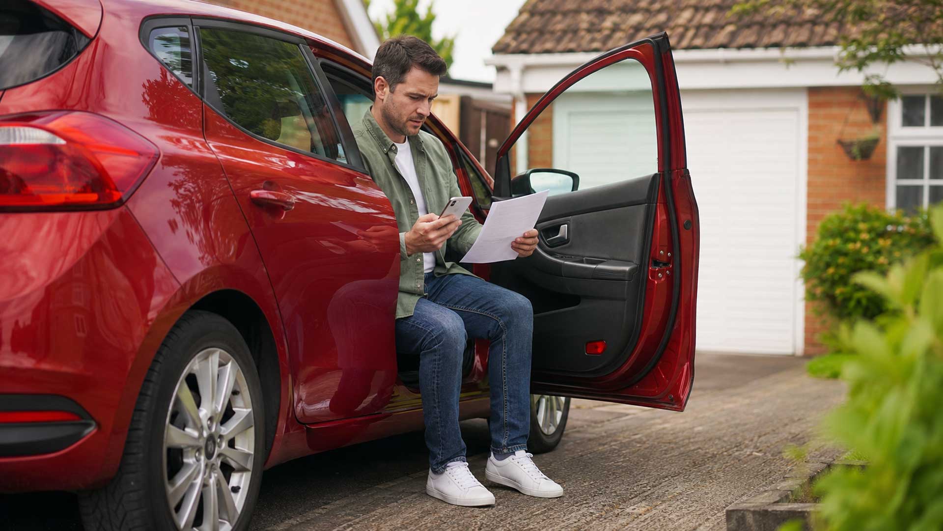 Ordinary British car ownership scene